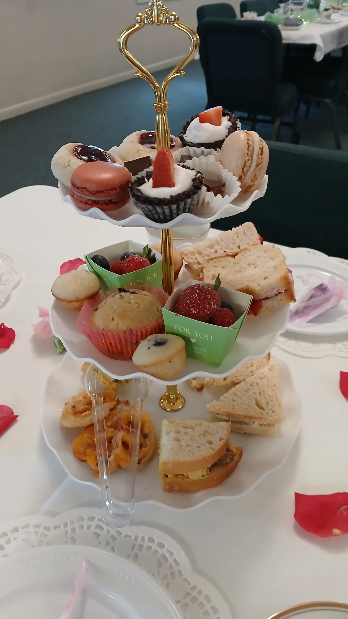 Tea party tea tray assortment